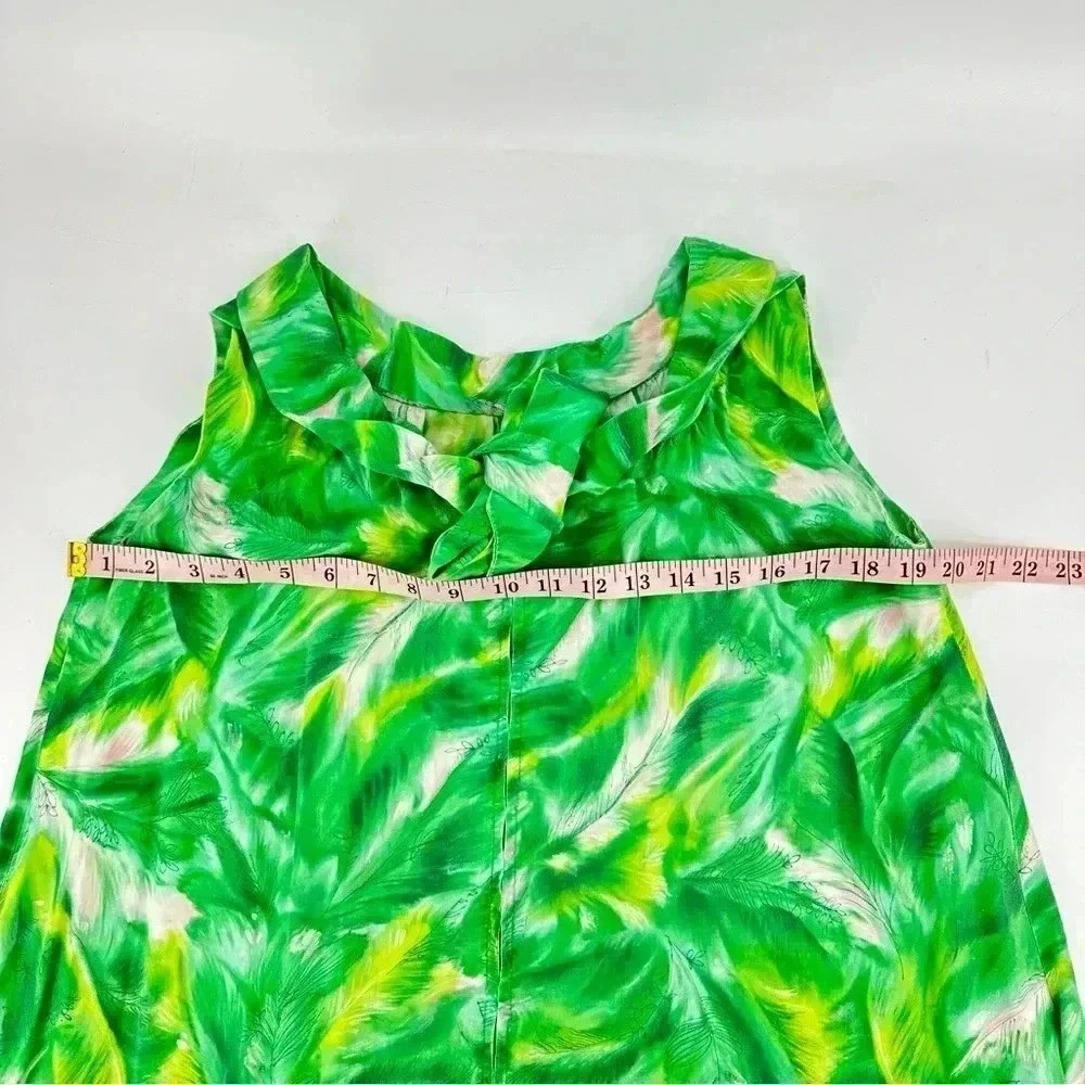 Vintage 60s cotton muumuu / caftan / beach party dress - Picture 7 of 10